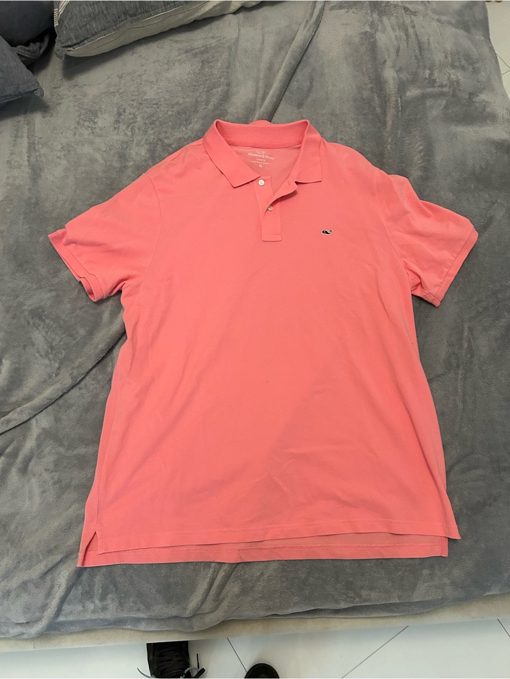 Vineyard Vines Men’s Coral Pink Polo